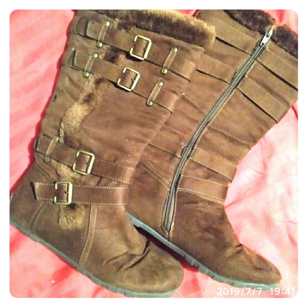 Knee high boots